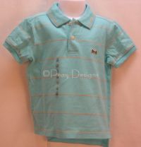 LE TIGRE Aqua Classic Polo Shirt Boys Sz 3T - NEW